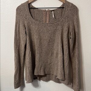 Free People Brown Sweater